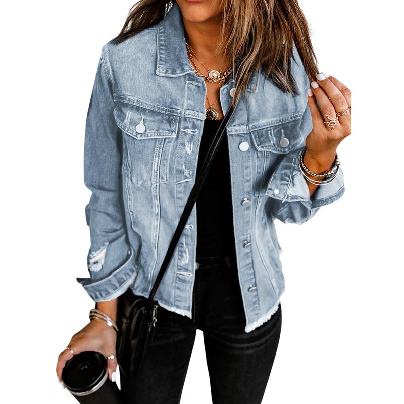 Eva - Women's Casual Denim Jacket