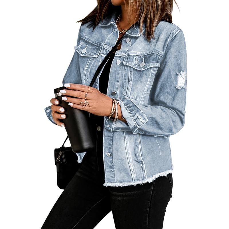 Eva - Women's Casual Denim Jacket