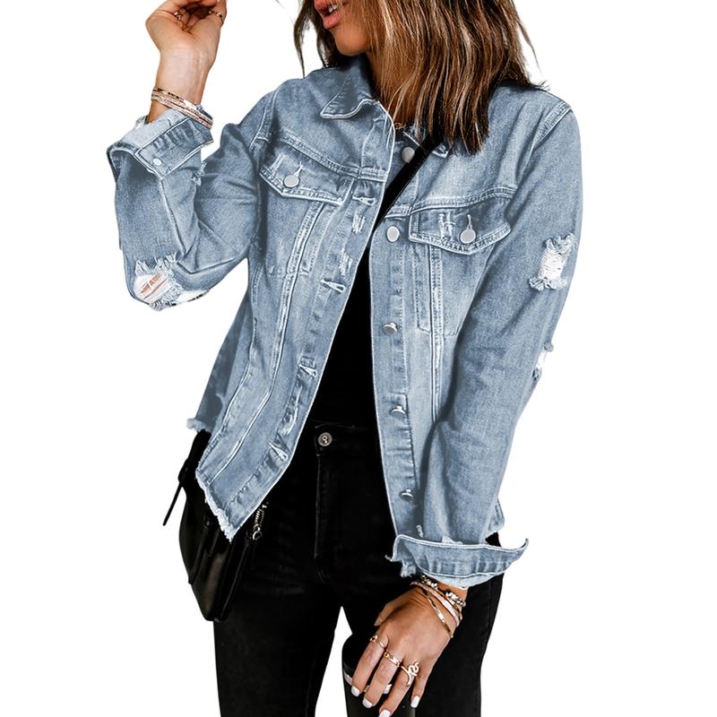 Eva - Women's Casual Denim Jacket