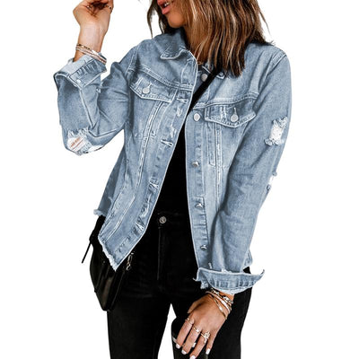 Eva - Women's Casual Denim Jacket