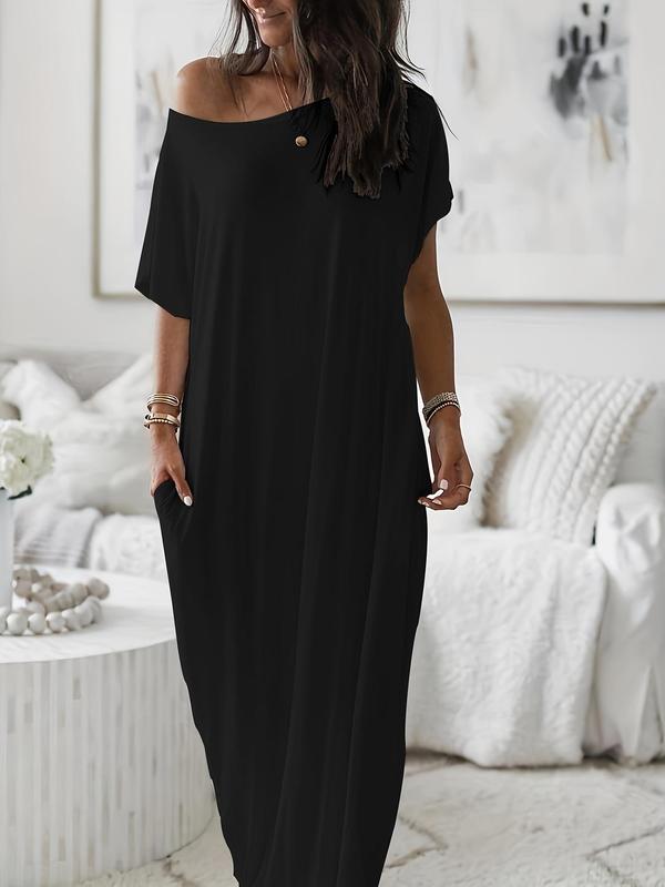 Luna - Cotton Batwing Sleeve Dress