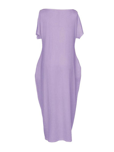 Luna - Cotton Batwing Sleeve Dress