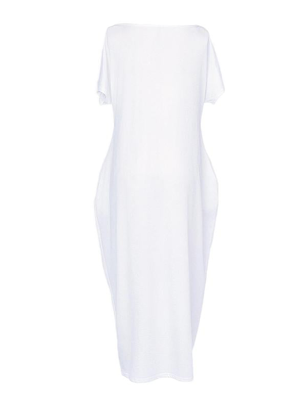 Luna - Cotton Batwing Sleeve Dress